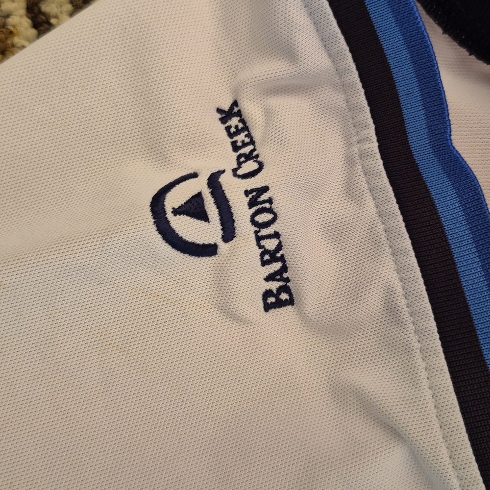 G/FORE Solid White‎ Blue Black Logo Pattern Barto… - image 8